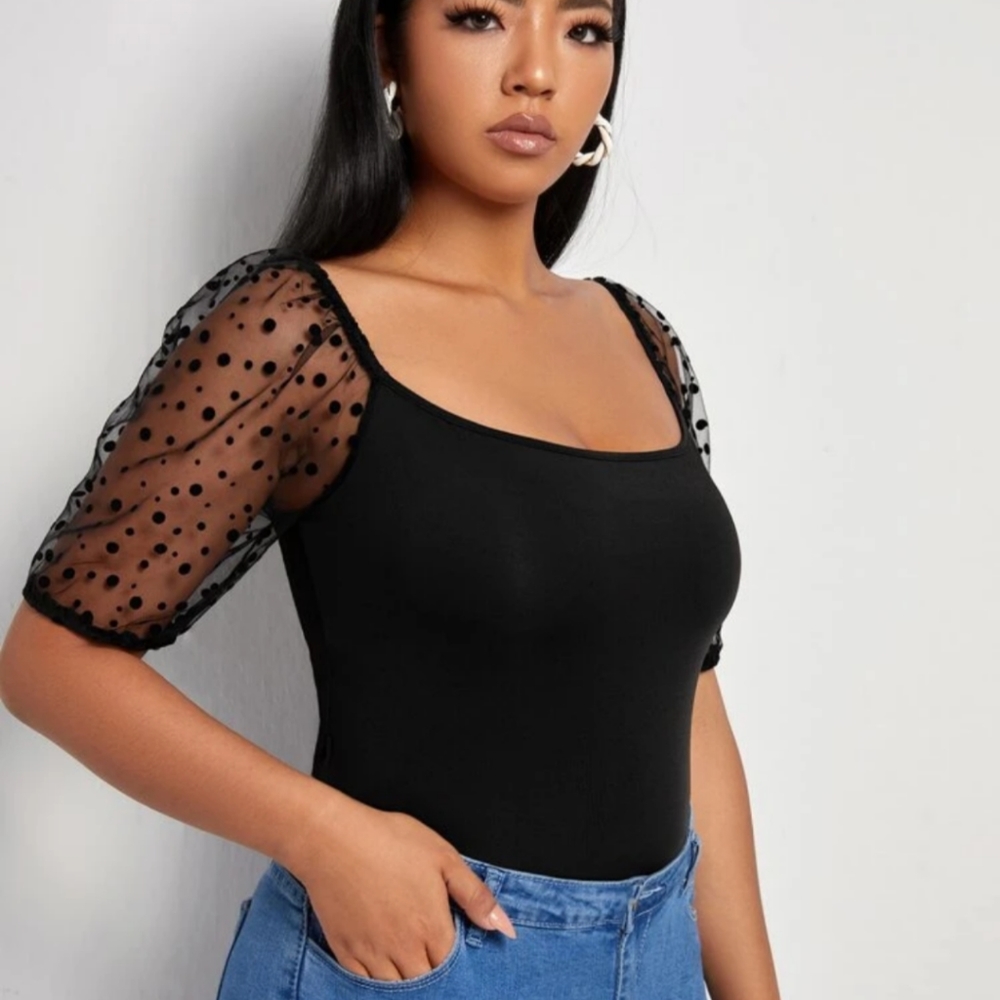 Shein Black Bodysuit